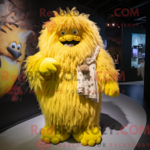 Costume de mascotte de yéti...