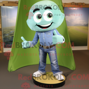 Grøn forlovelsesring maskot...