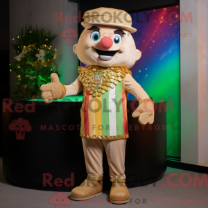 Tan Pot Of Gold maskot...