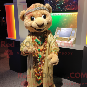 Tan Pot Of Gold mascot...