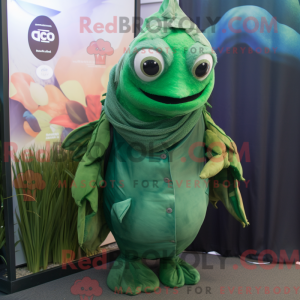 Grønn Betta Fish máscara de...