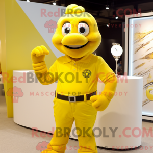 Gul forlovelsesring maskot...