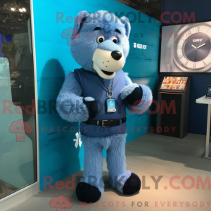 Blue Shepard S Pie mascot...