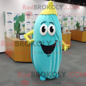 Turquoise Baa mascot...