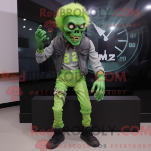 Limegrønn...