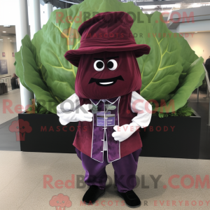 Maroon Cabbage maskot...