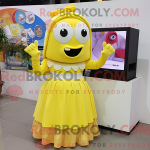 Citrongul kamera maskot...