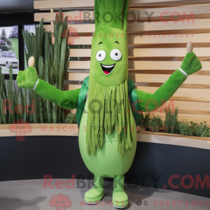 Costume mascotte d asperges...