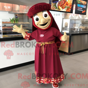 Disfraz de mascota Maroon...