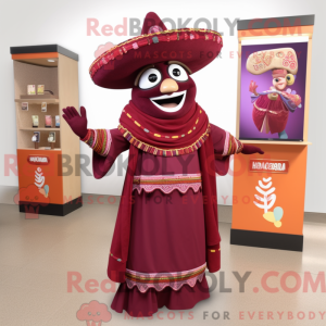 Maroon Fajitas máscara de...