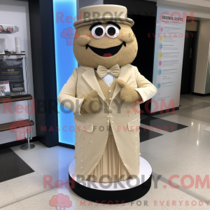 Tan Wedding Cake mascot...