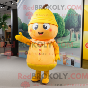 Costume mascotte d abricot...