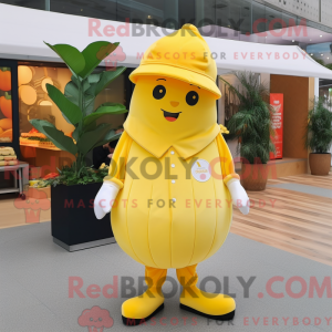Costume mascotte d abricot...