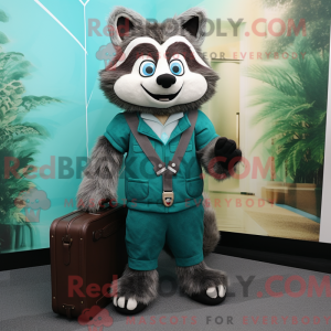 Figura de máscara Teal...