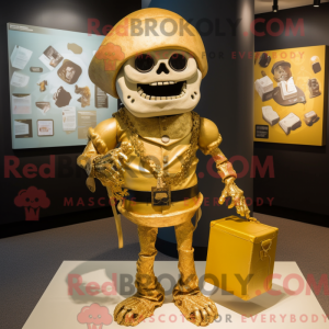 Postava maskota Gold...