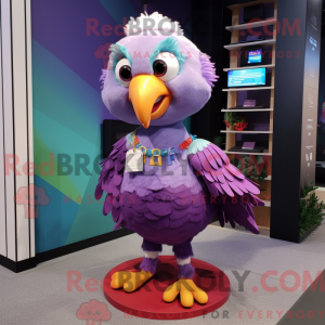 Lavender Parrot mascot...
