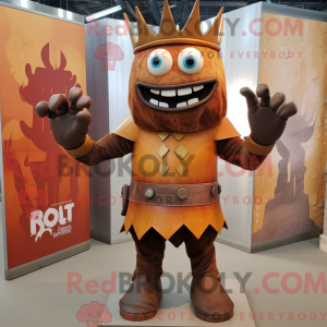 Rust King maskotdraktfigur...