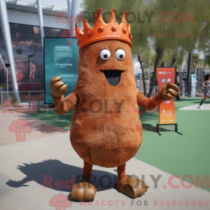 Rust King mascot costume...