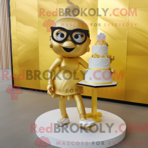Maskottchenkostüm Goldene...