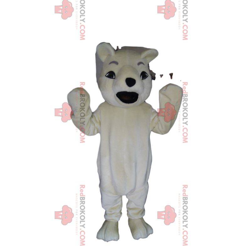 Very sweet polar bear mascot