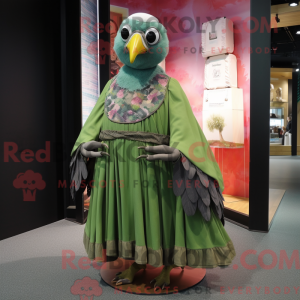Oliven Pigeon maskot...