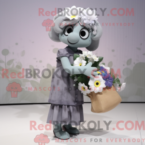 Grey Bouquet Of Flowers...