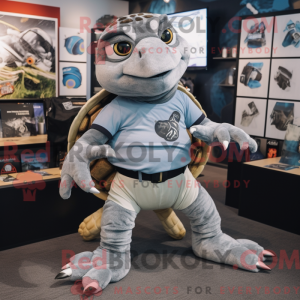Grå skildpadde maskot...