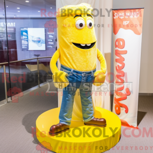 Gul bryllupskake...
