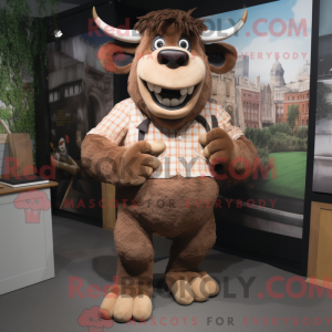 Minotaur maskot kostume...