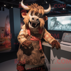 Minotaur-maskotdraktfigur...
