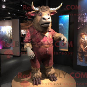 Minotaur-maskotdraktfigur...