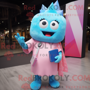 Sky Blue Pink mascot...