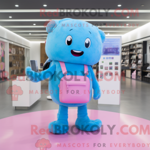 Sky Blue Pink mascot...