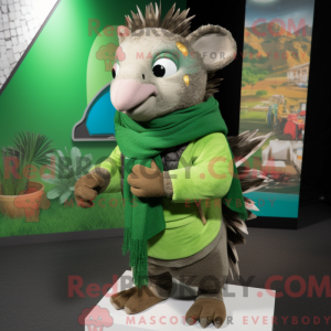 Costume mascotte de tatou...