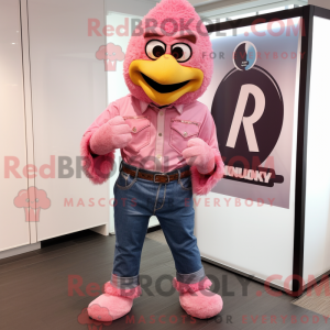 Máscara de frango frito...