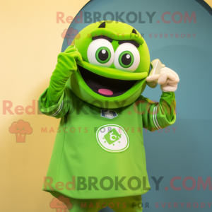 Lime Green Phone mascot...