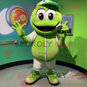 Lime Green Phone mascot...
