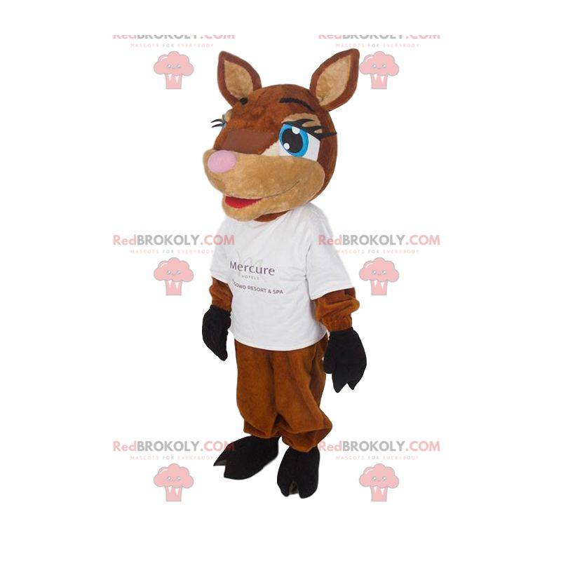 Mascot small doe with big eyes