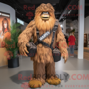 Sasquatch maskot kostume...