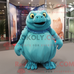 Himmelblå Glyptodon máscara...