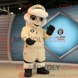 Cream Ice maskot-draktfigur...