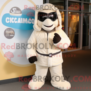 Cream Ice maskot kostume...