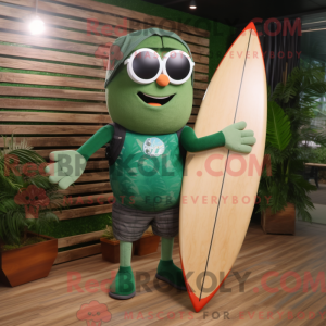 Forest Green Surfboard...