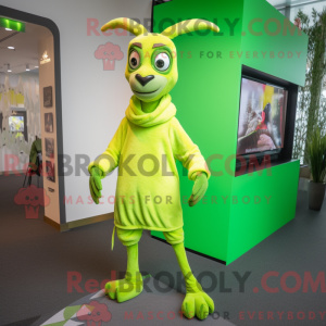 Limegrønn...