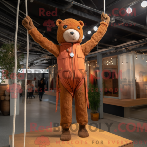 Rust Trapeze Artist maskot...