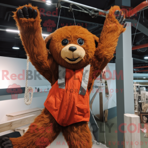Rust Trapeze Artist maskot...