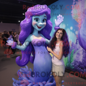 Lavender Mermaid mascot...