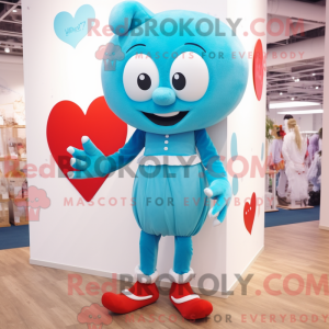 Cyan Love Letter maskot...