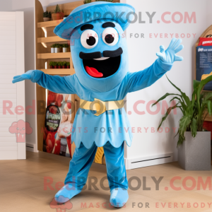 Sky Blue Fajitas mascot...