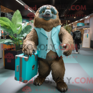 Disfraz de mascota Teal...